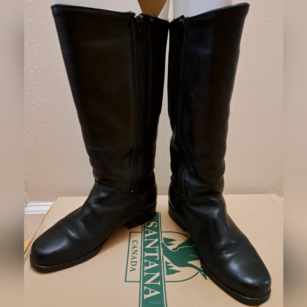 Santana Canada Sylvette black waterproof leather boots